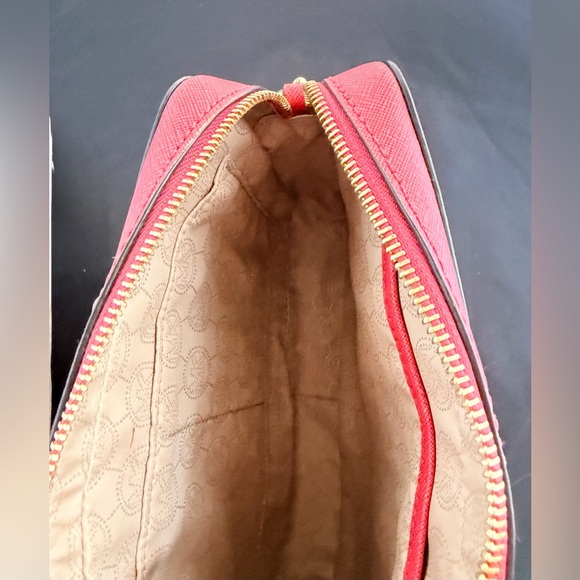 Michael Kors Jet Set Large EW Saffiano Leather Crossbody - Watermelon - Picture 7 of 12